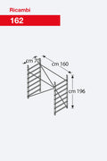 Modulo intermedio 162 Faraone per trabattelli Rapido 160