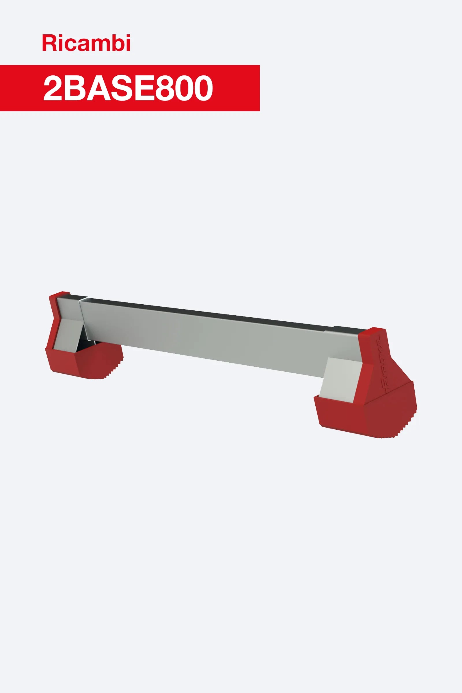 Base stabilizzatrice completa 80 cm 2BASE800 per scale professionali in alluminio a castello MFTS e SMT. Ricambio originale Faraone.