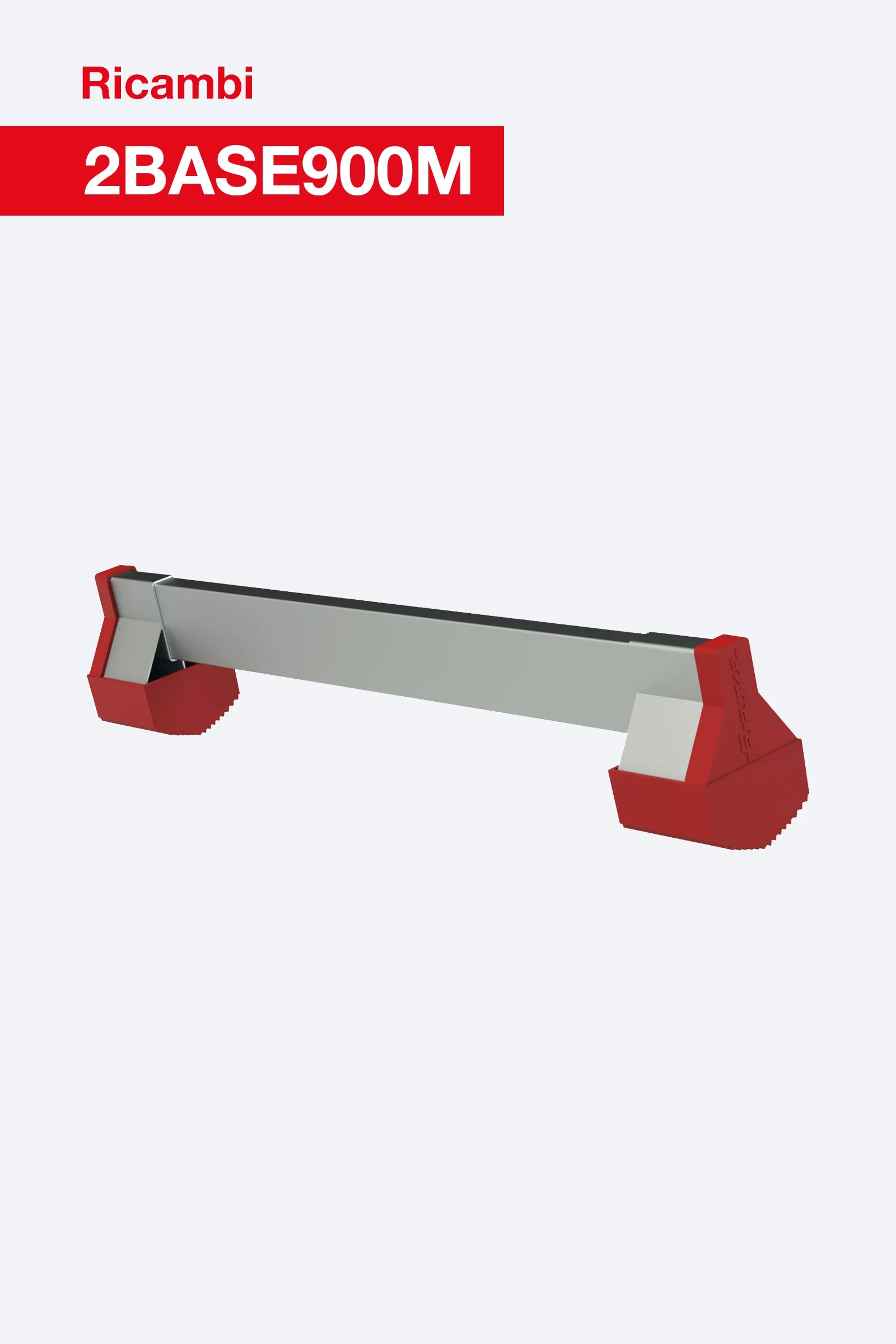 Base stabilizzatrice completa 90 cm 2BASE900M per scale professionali in alluminio a castello MFTS, SMT e PICK. Ricambio originale Faraone.