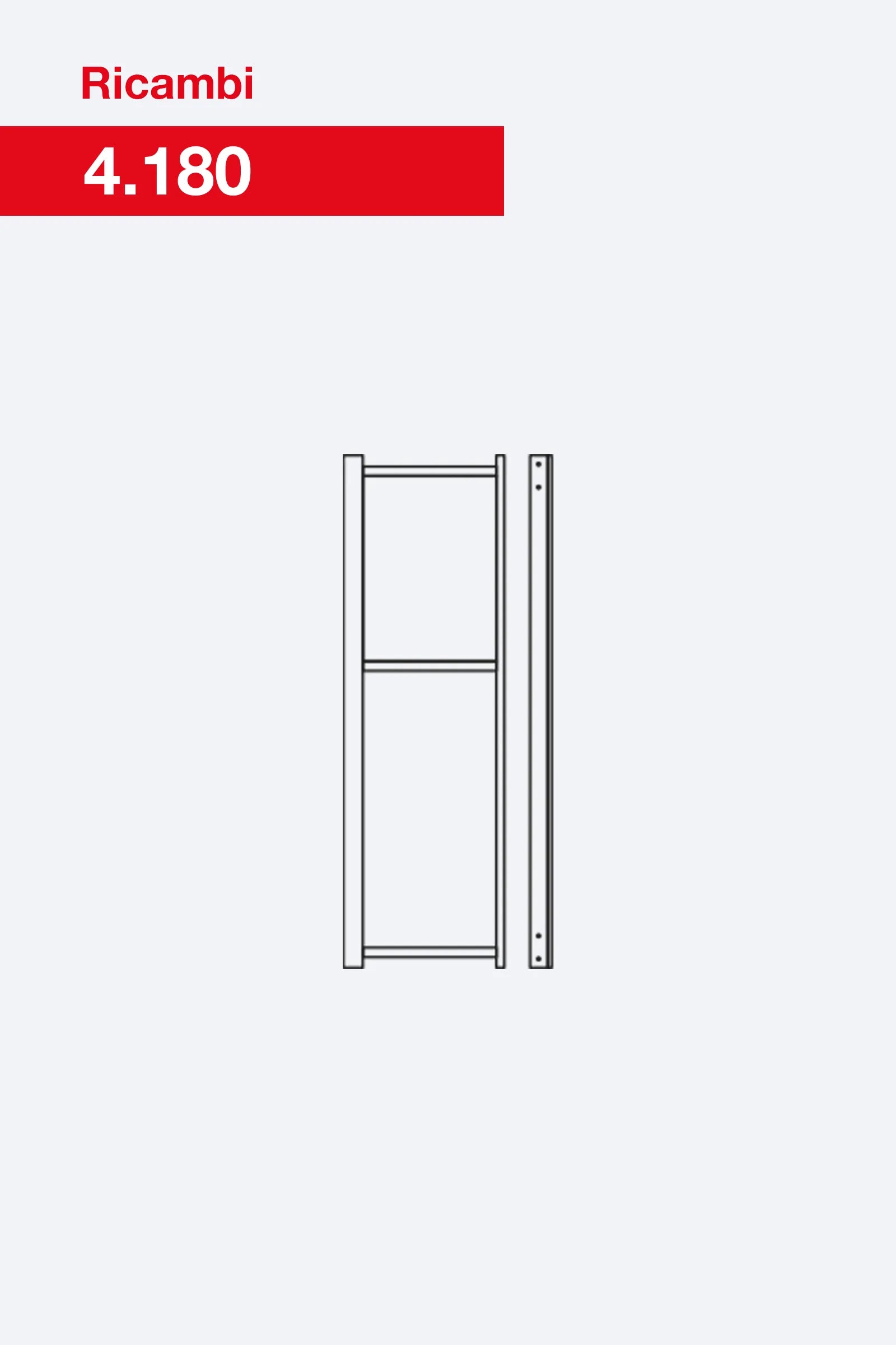 Piano senza botola 4.180 Faraone per trabattelli Rapido System 80×180 e 105×180