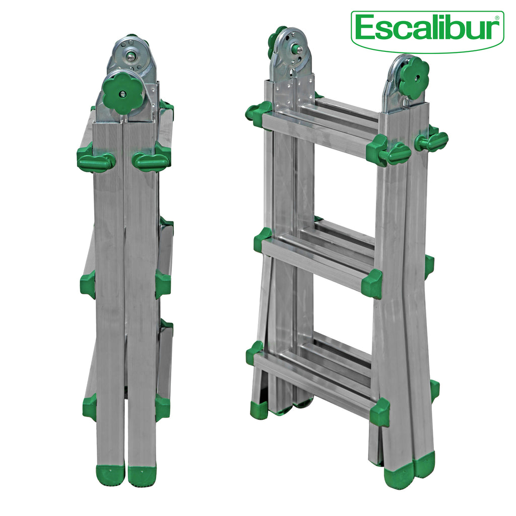 AK33 - Scala professionale in alluminio multiuso telescopica
