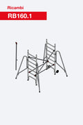 Kit base completo RB160.1  Faraone per trabattelli Rapido Base 75x160 cm