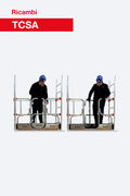 Parapetto con cancello TCSA Faraone per trabattelli Top System 180