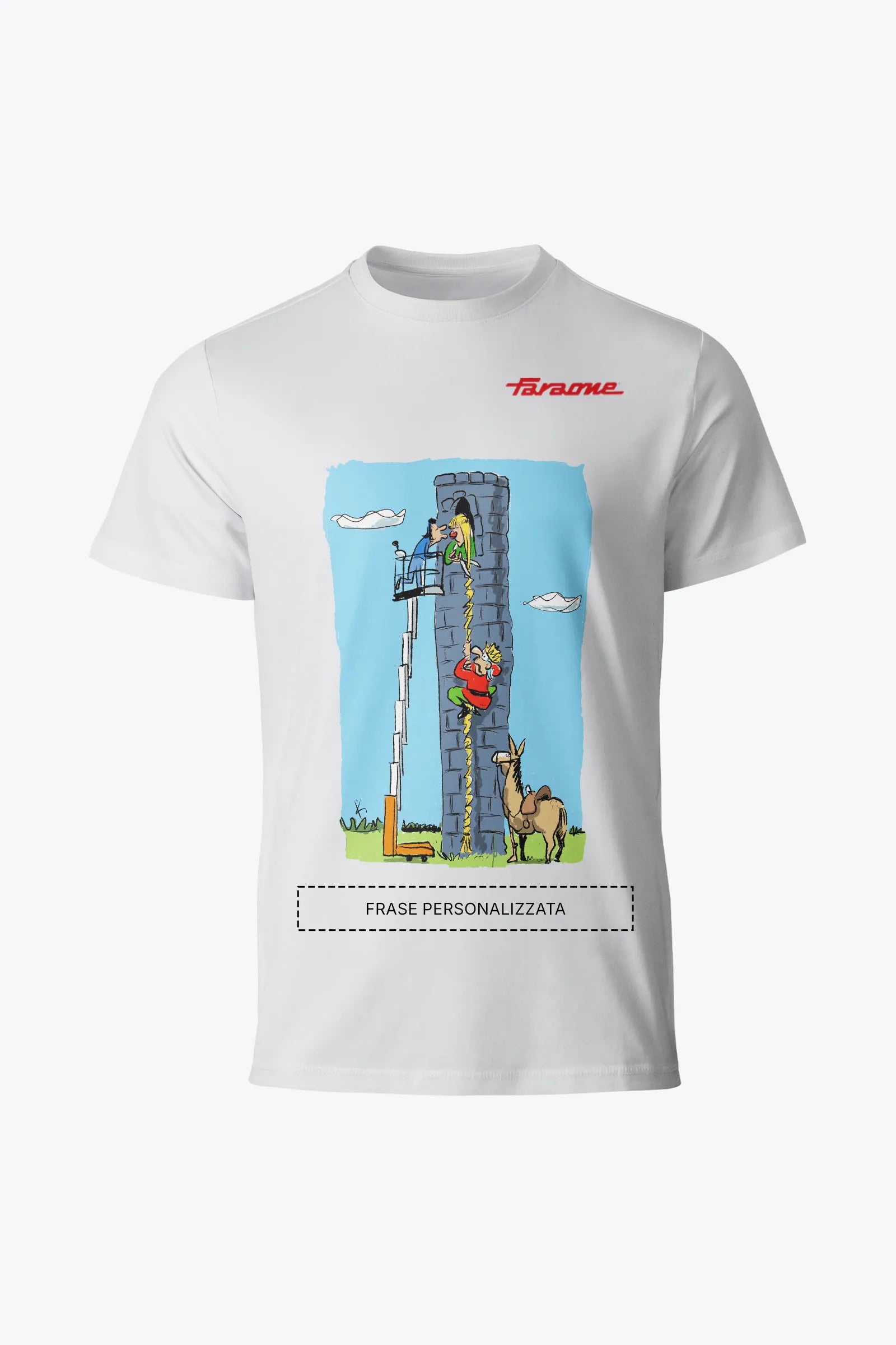 T-shirt cotone bianco TS06 Modern Rescue Mission Faraone collezione Safety at Work