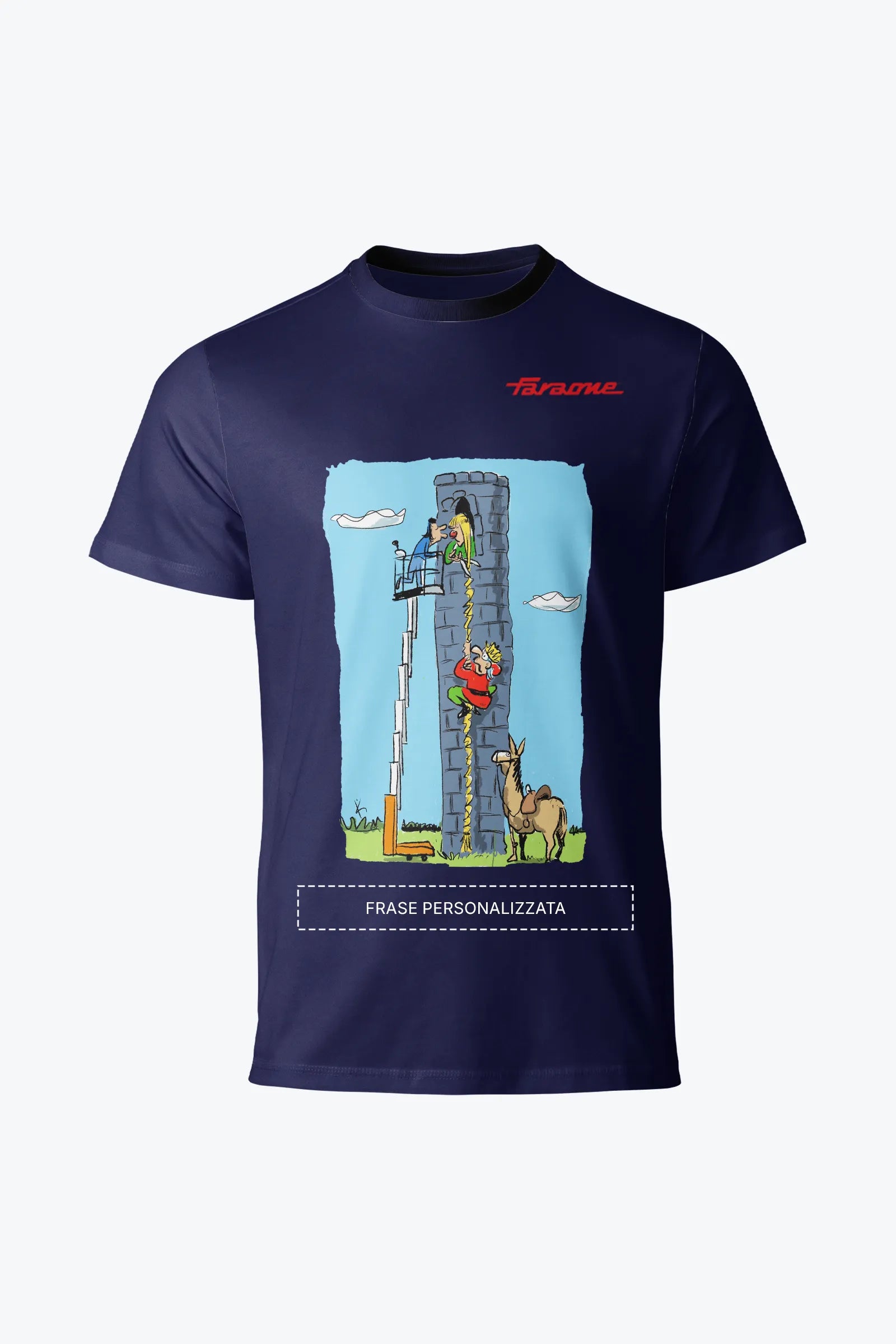 T-shirt cotone blu TS06 Modern Rescue Mission Faraone collezione Safety at Work