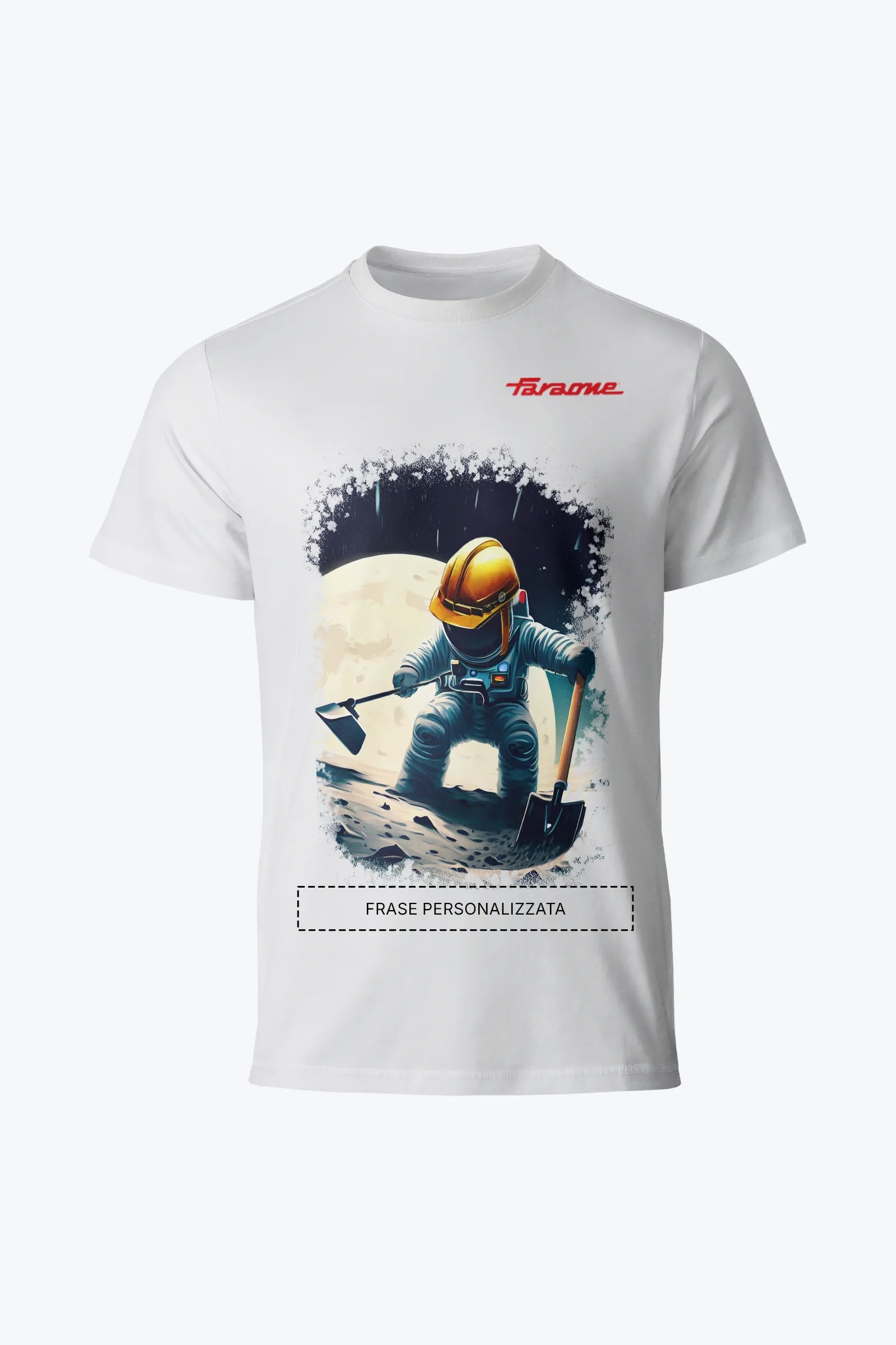 T-shirt cotone bianco TS08 Protected Explorers Faraone collezione Safety at Work