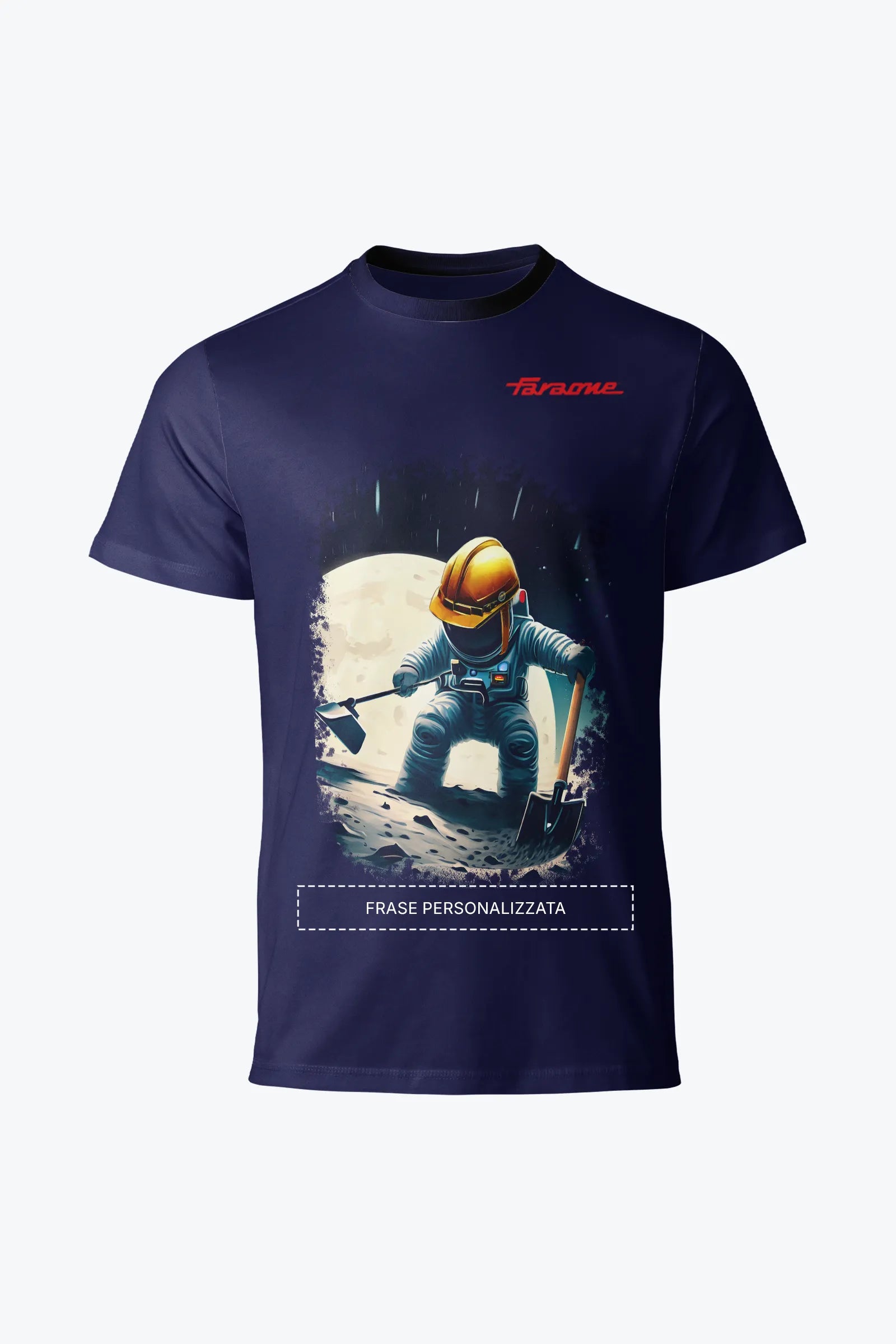 T-shirt cotone blu TS08 Protected Explorers Faraone collezione Safety at Work