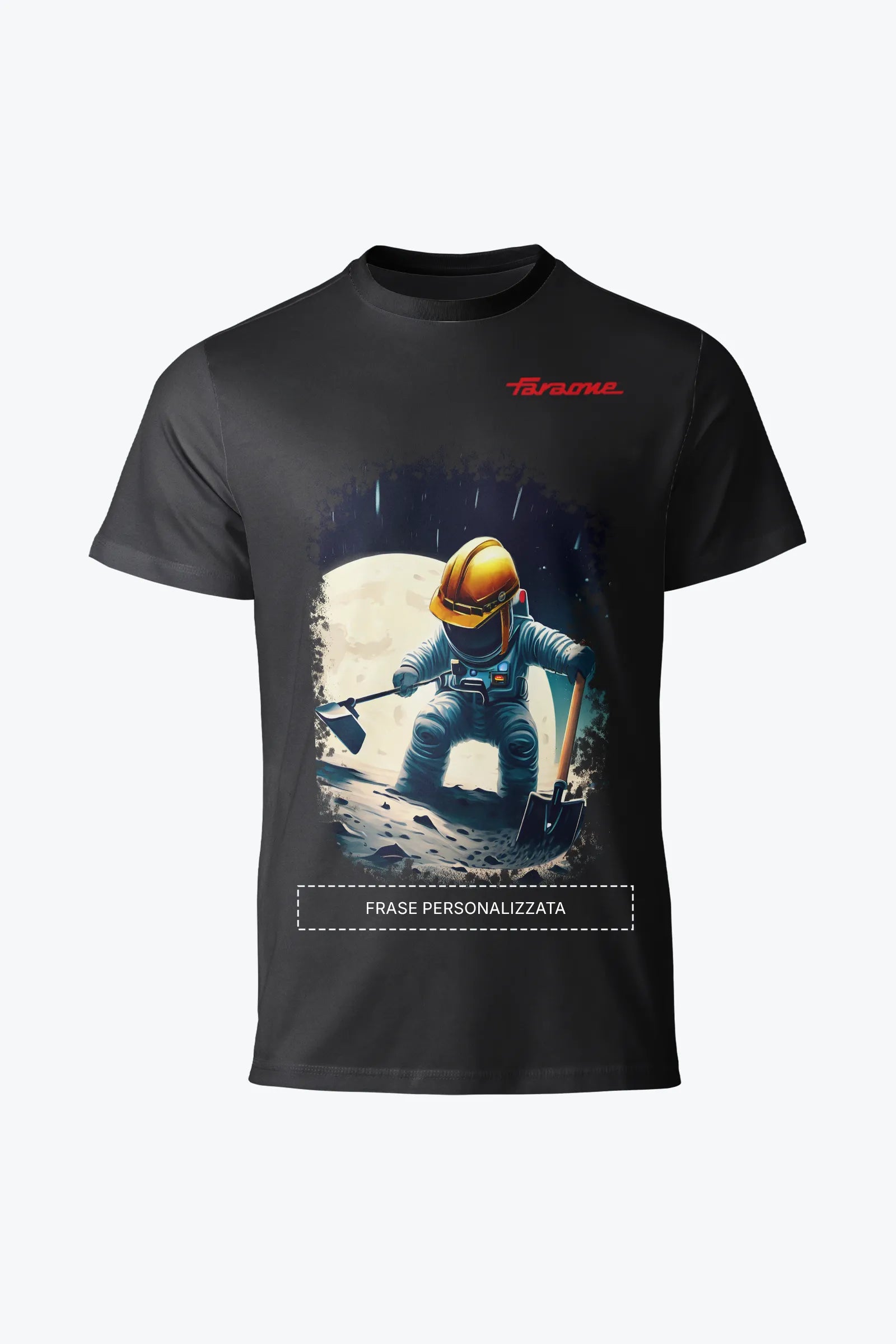 T-shirt cotone nero TS08 Protected Explorers Faraone collezione Safety at Work