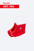 Kit 4 piedini antiscivolo per sgabello SGP ART. P63 Faraone per sgabelli professionali in alluminio a forbice SGP