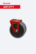 Kit ruota doppia con supporto ART. P77 Faraone per scale professionali PLS