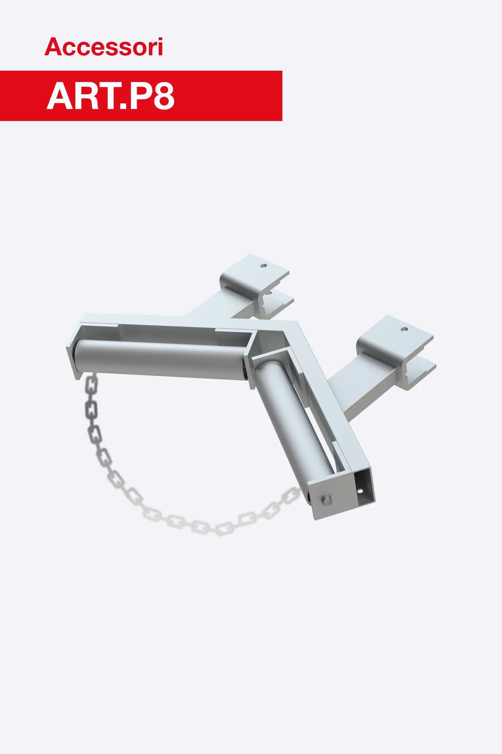Poggiapalo ART. P8 Faraone per scale professionali multiuso ST.2N, ST.3N, S3.EM e 3CM
