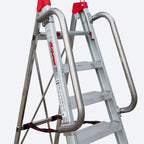 Coppia braccioli corti BRLADY Faraone per scale professionali Lady e Domus in uso