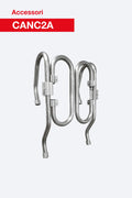 Cancello doppia anta CANC2A Faraone per scale professionali a castello SMT e MFTS