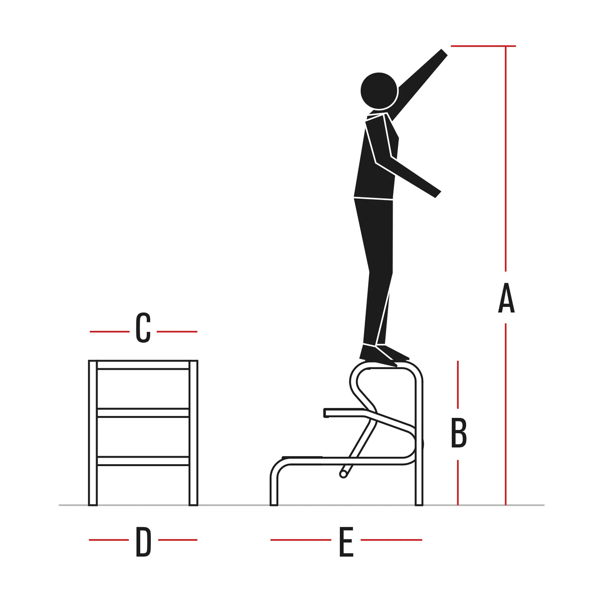 Immagine della scheda tecnica del prodotto SGA – Sgabello professionale