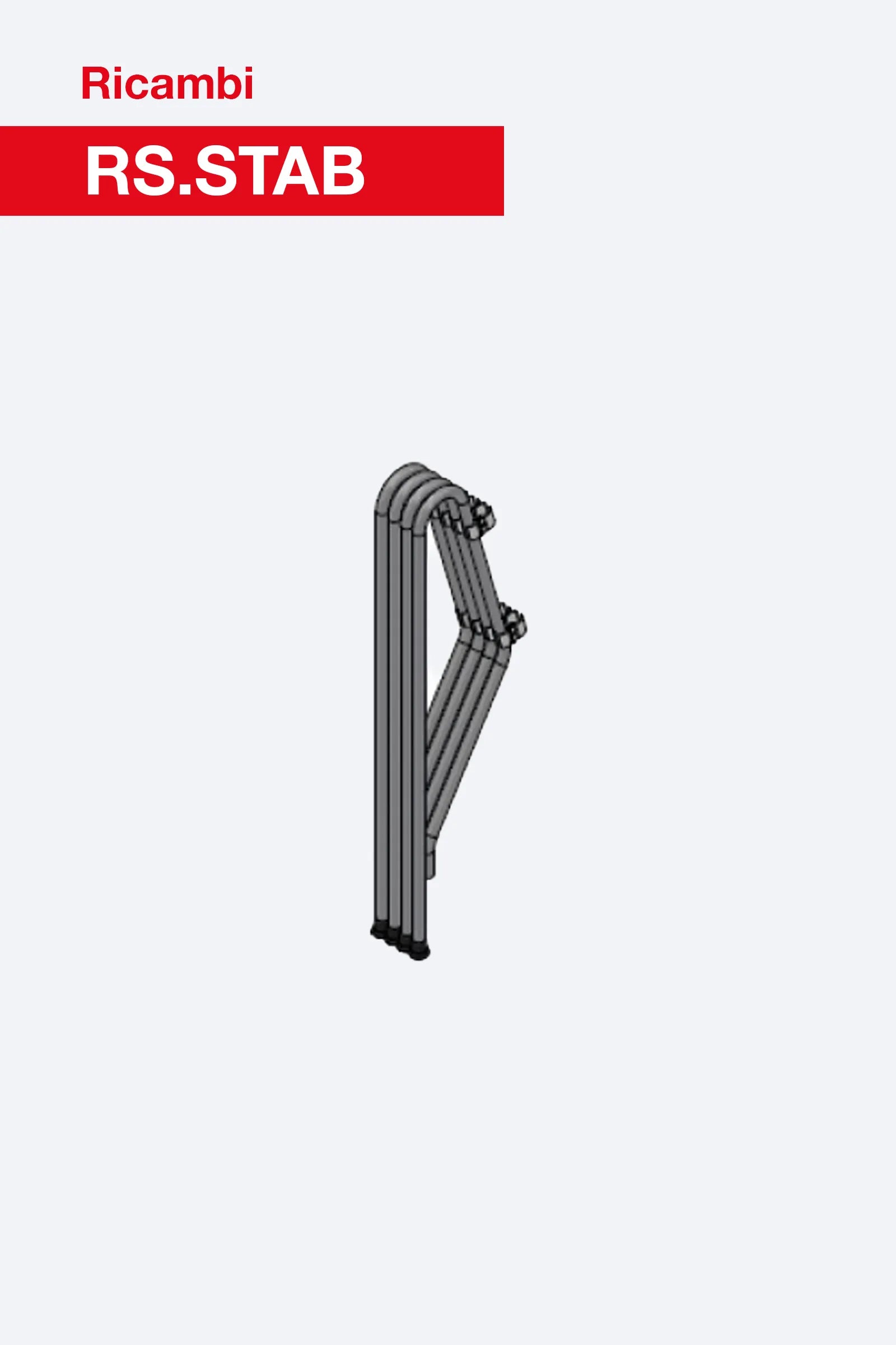 Kit 4 stabilizzatori RS.STAB Faraone per trabattelli Rapido Super e Rapido Base