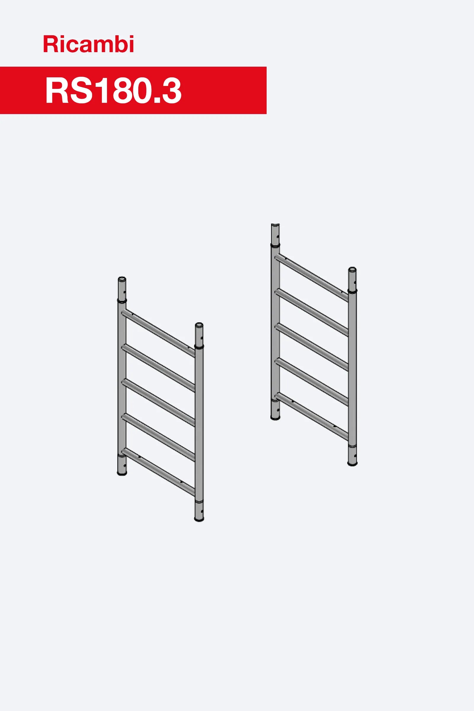 Modulo da 1 M RS180.3 Faraone per trabattelli Rapido Super 100×180