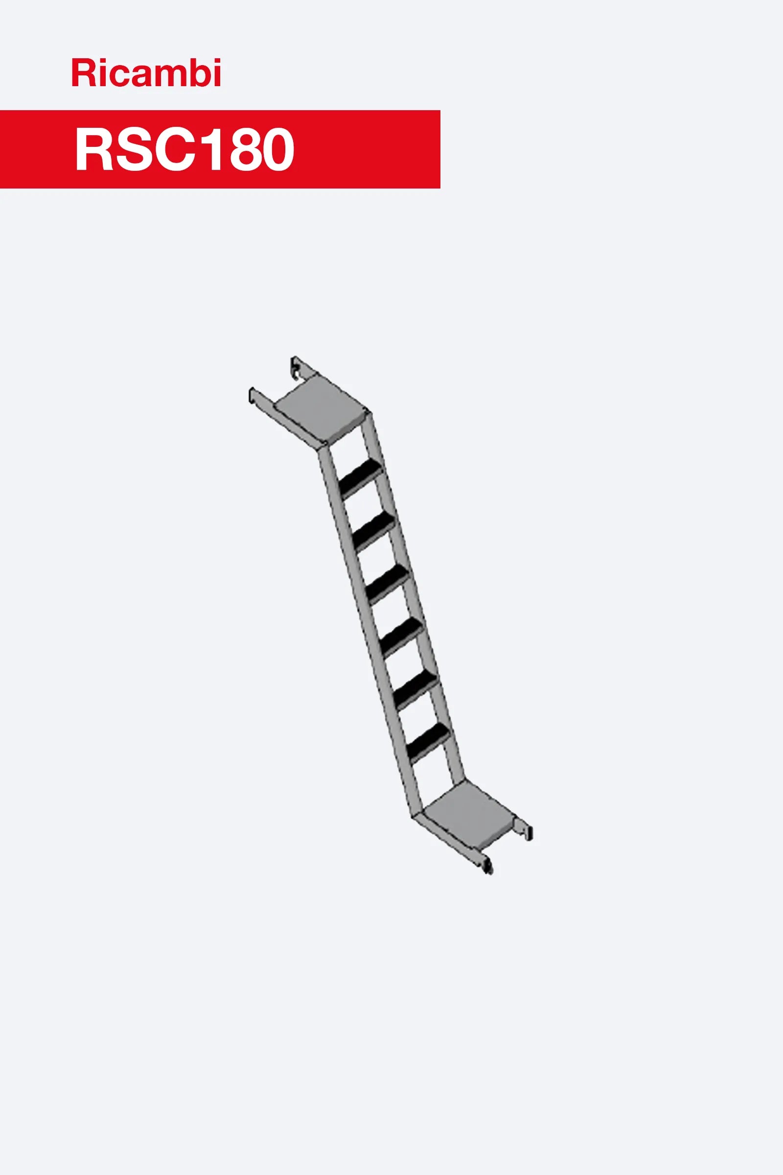 Scala interna RSC180 Faraone per trabattelli Rapido Super 100×180