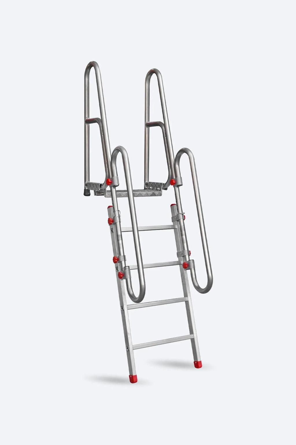 Scala professionale in alluminio singola in appoggio per accesso camion SCR Faraone