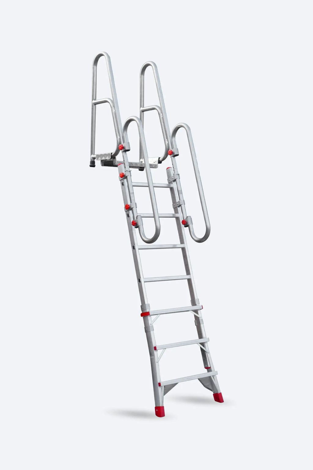 Scala professionale in alluminio singola in appoggio telescopica SCRT Faraone