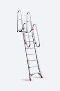 Scala professionale in alluminio singola in appoggio telescopica SCRT Faraone