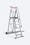 Scala professionale in alluminio a castello con piattaforma SM Faraone