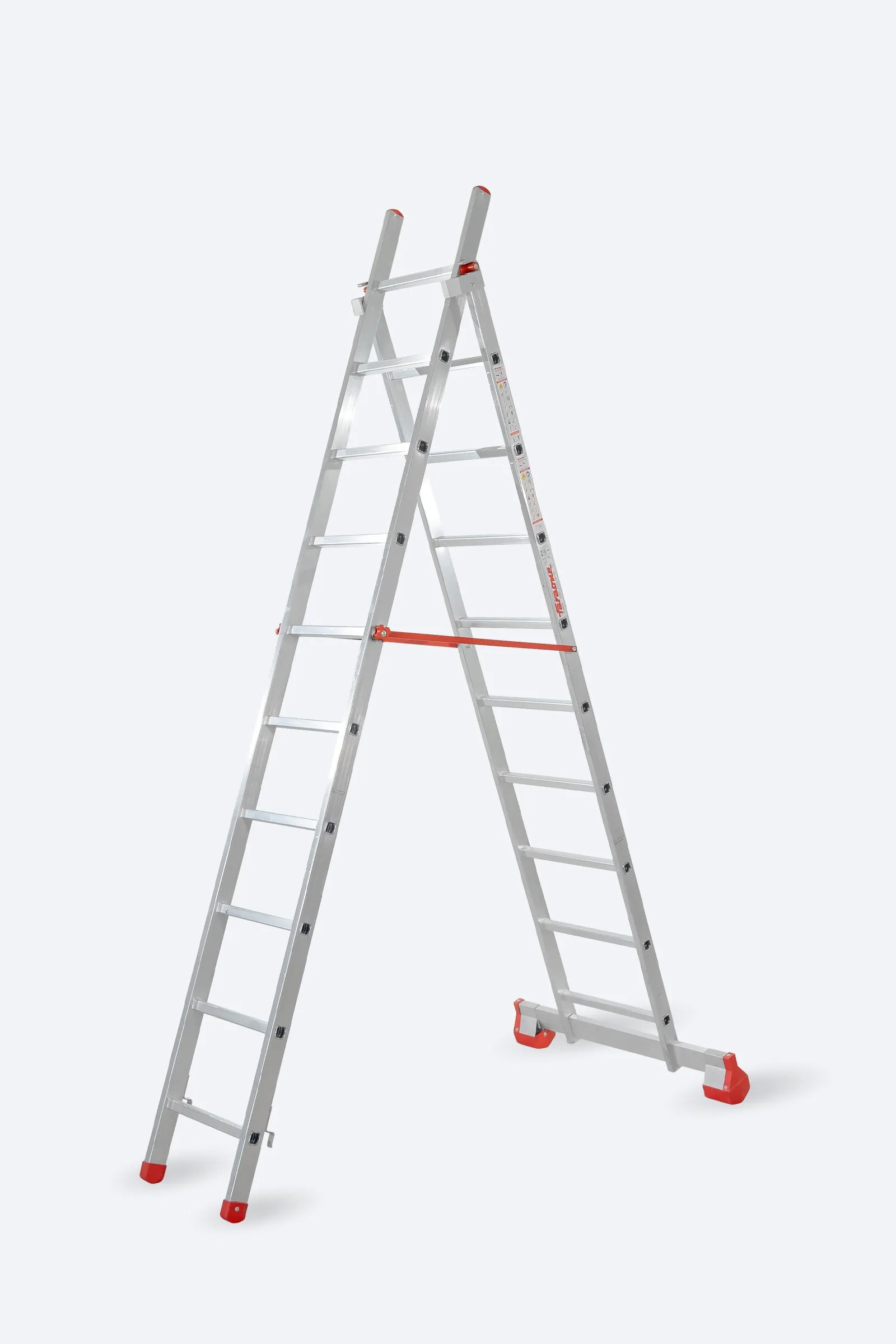 Scala professionale in alluminio multiuso 2 elementi Faraone ST.2N