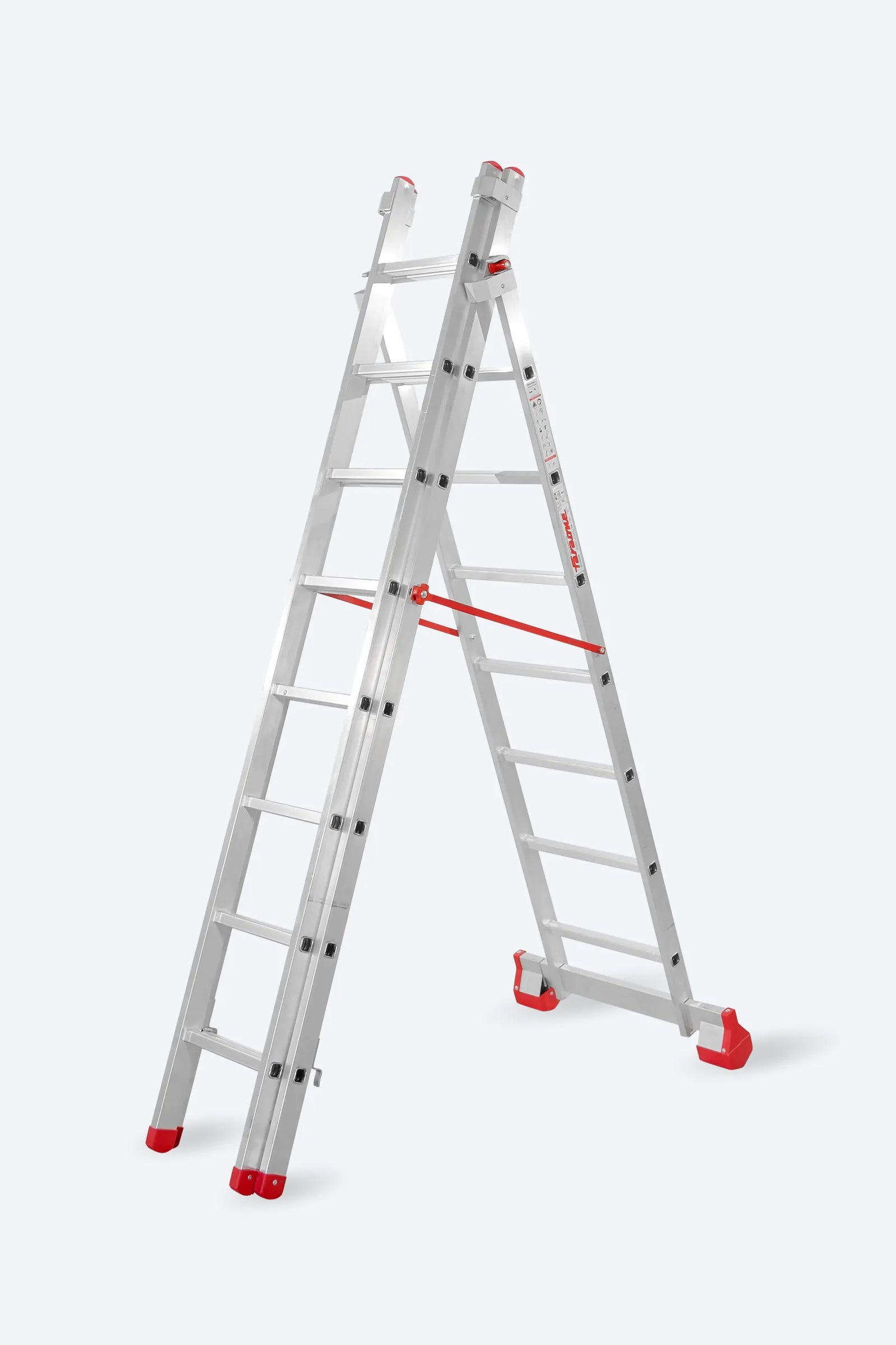Scala professionale in alluminio multiuso 3 elementi ST.3N Faraone 