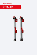 Coppia stabilizzatori richiudibili STA-T2 per scale professionali in alluminio in multiuso ST.2N, ST.3N, S3.EM, 3CM. Accessorio originale Faraone.